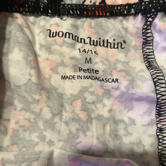 Floral Print Cropped leggings - Picture 3 of 5